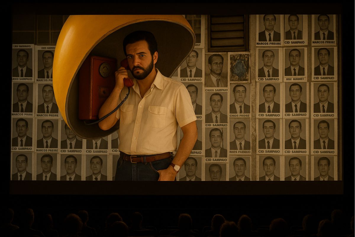 Pessoas vendo um dos principais filmes destaque em Cannes