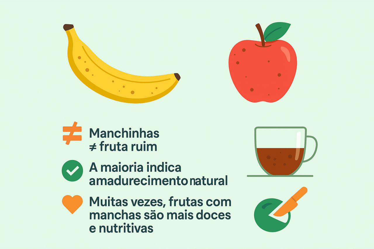 frutas com manchinhas 
