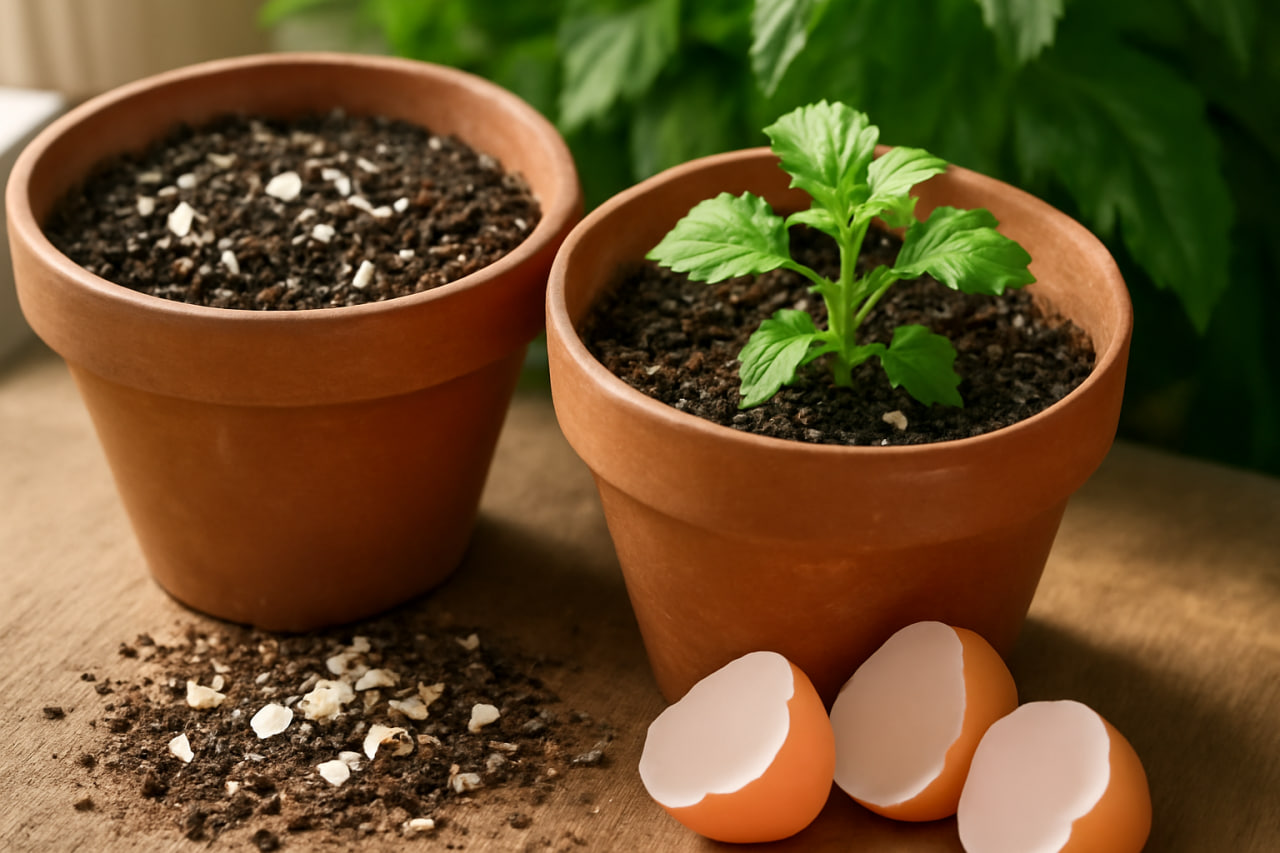 Como aproveitar cascas de ovo para fortalecer e nutrir suas plantas em vasos