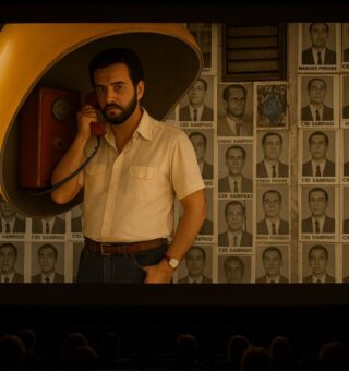 Pessoas vendo um dos principais filmes destaque em Cannes