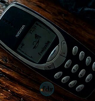 Imagem de um telefone antigo