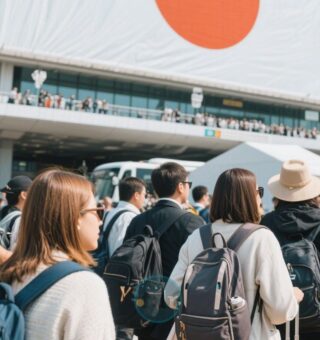turistas no Japão