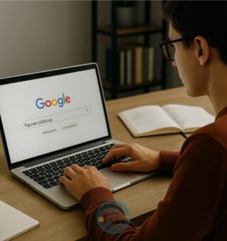 Um jovem em frente ao computador pesquisa os 10 nomes mais pesquisados do Google em 2025