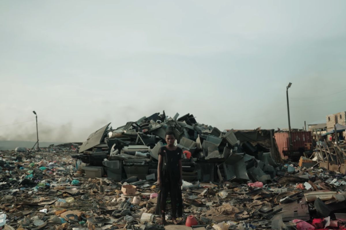 Uma criança em AGBOGBLOSHIE