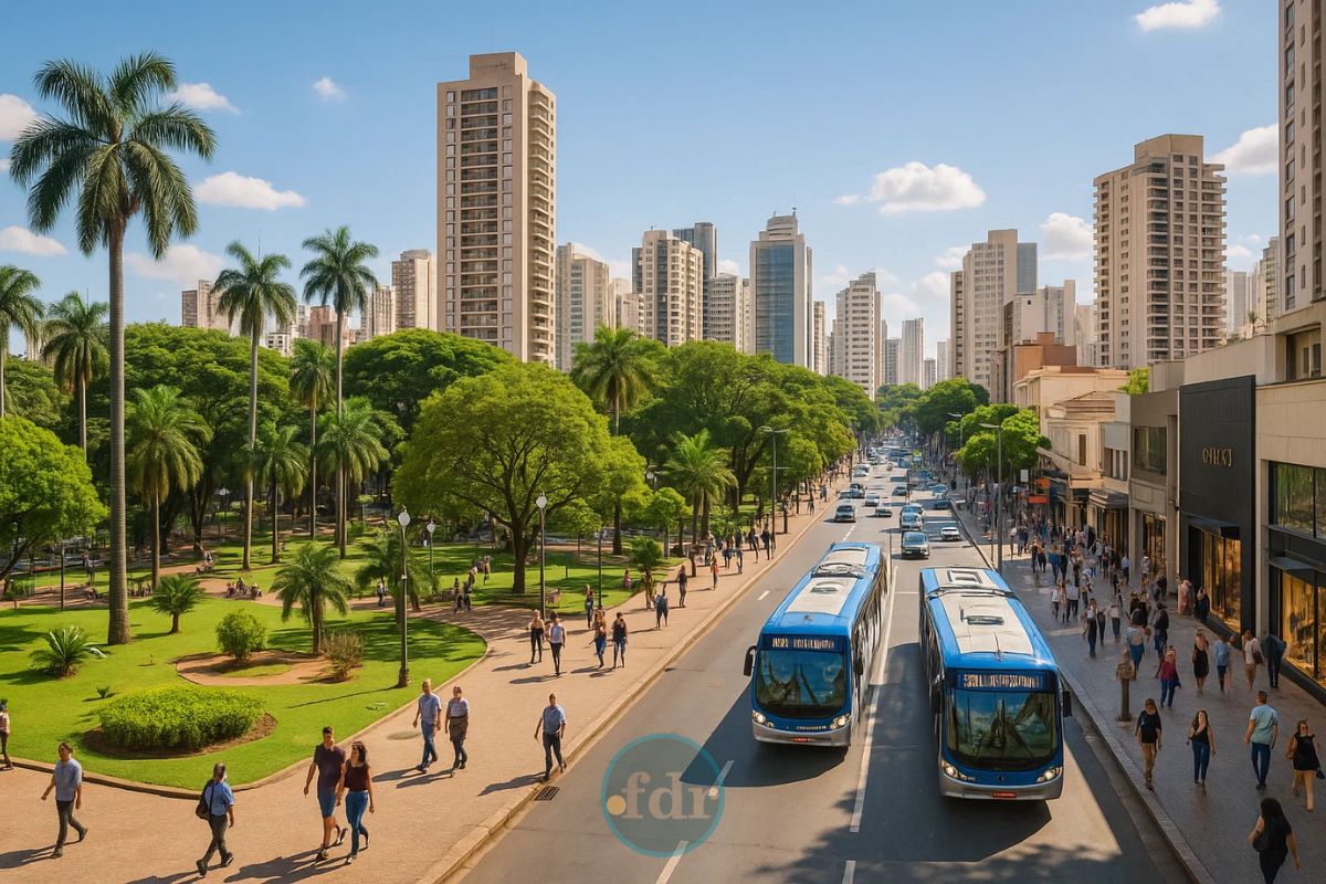 Foto da cidade do interior mais cara do Brasil