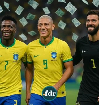 É dia de jogo da SELEÇÃO BRASILEIRA, descubra quanto recebe por mês cada jogador convocado