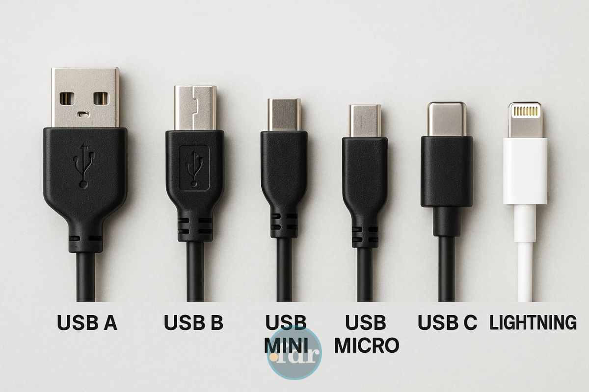 6 Tipos de USB