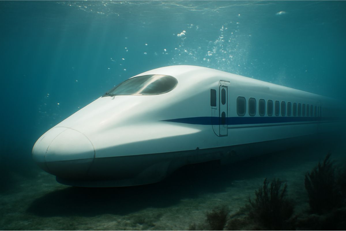Foto de um Trem-bala submarino