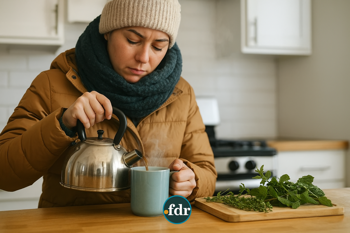 Temperatura em queda: descubra os chás que ajudam a controlar a rinite durante o frio