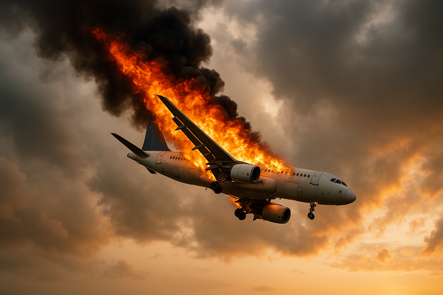 queda de avião