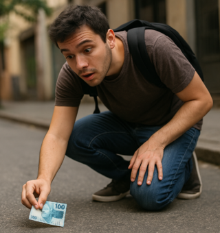 Pegar dinheiro achado na rua é crime? Veja quando o achado se torna roubado