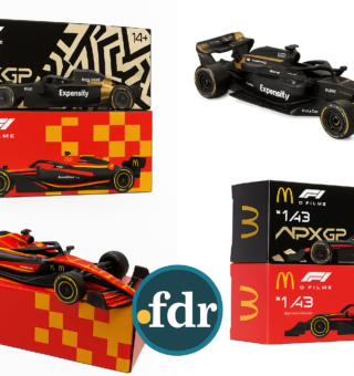 Miniaturas da F1 do McDonald's são comercializadas em mercado paralelo superfaturado