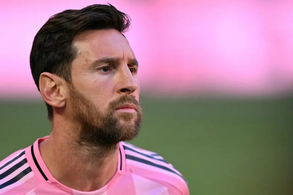 Foto do Messi contra o Palmeiras