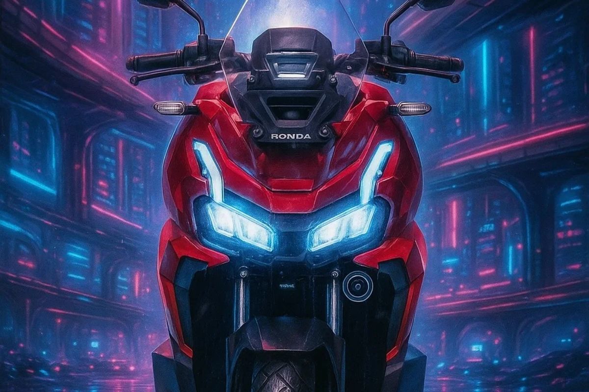 Ilustração da nova Honda