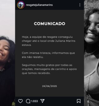 Nota da família sobre Juliana Marins