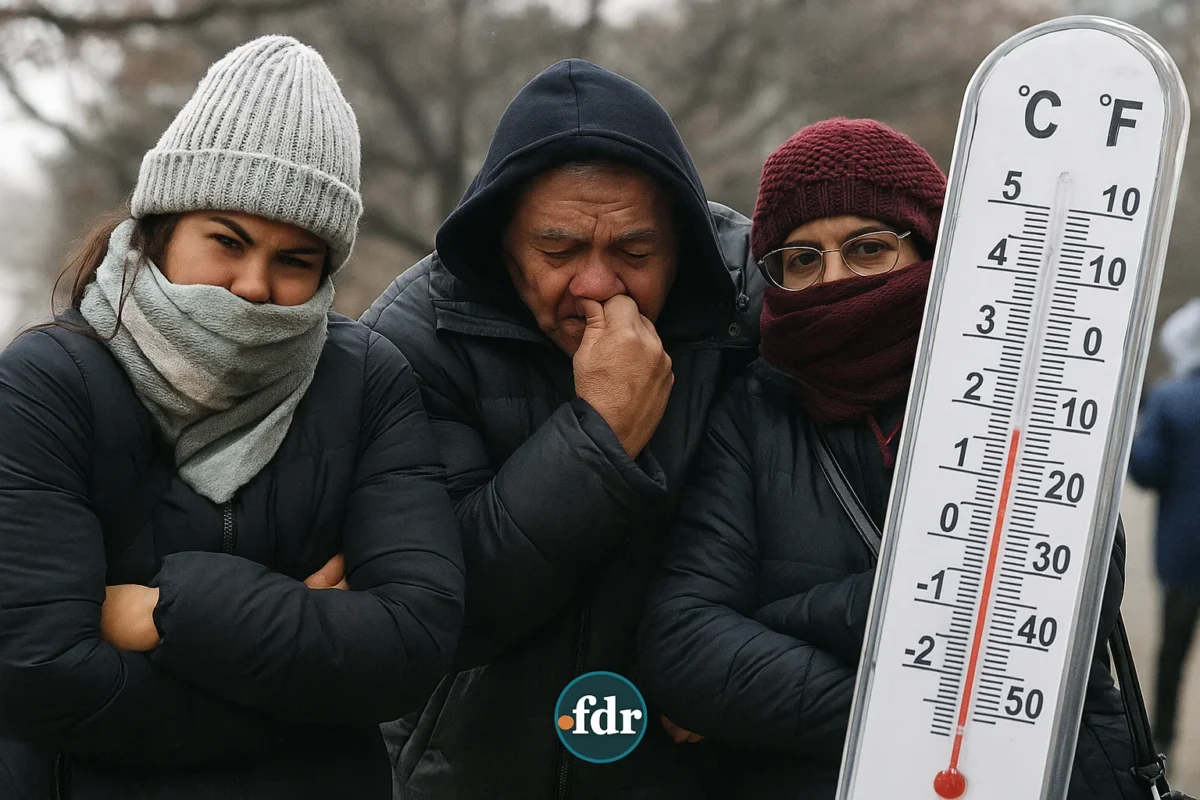 Nova frente fria gera queda brusca das temperaturas no Brasil