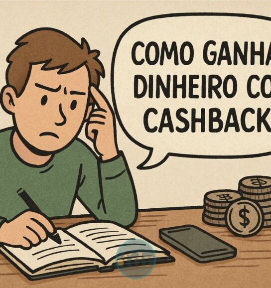 Ilustração de uma pessoa pensando em Como ganhar dinheiro com cashback