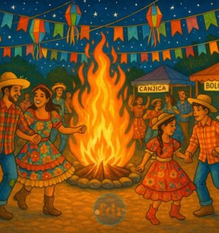 Ilustração de dia de São João