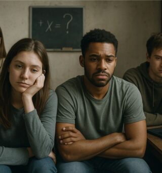 Um grupo de 4 pessoas que integram a Geração nem-nem
