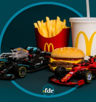McDonald’s e F1: Descubra os encantadores detalhes das miniaturas dos carros de corrida