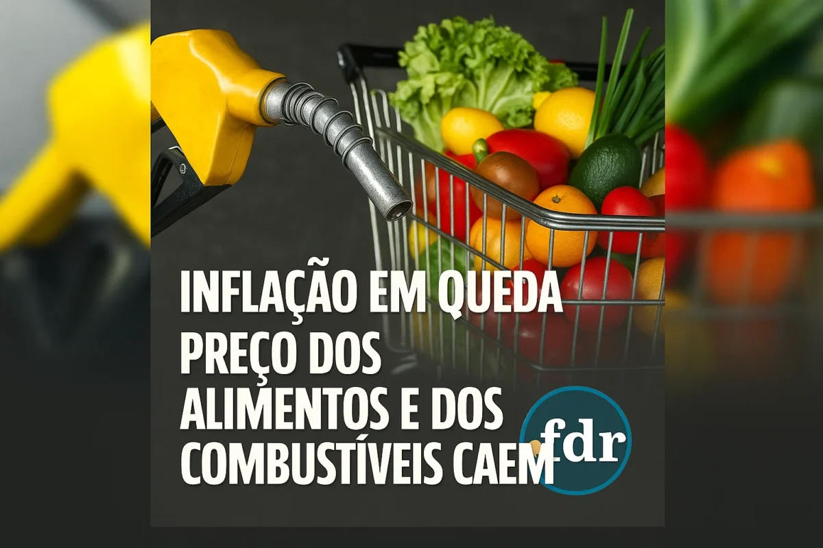 Inflação em queda: Impactos nos preço dos alimentos e combustível