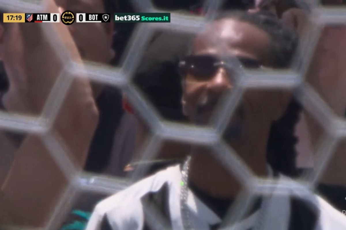 Snoop Dogg na torcida do Botafogo