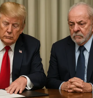 URGENTE! Trump acaba de assinar o decreto que impõe tarifa de 50% ao Brasil