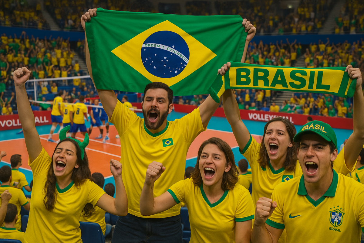VNL Masculino 2025: Brasil vence a Argentina e embarca para etapa final do torneio na China