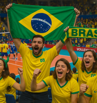 VNL Masculino 2025: Brasil vence a Argentina e embarca para etapa final do torneio na China