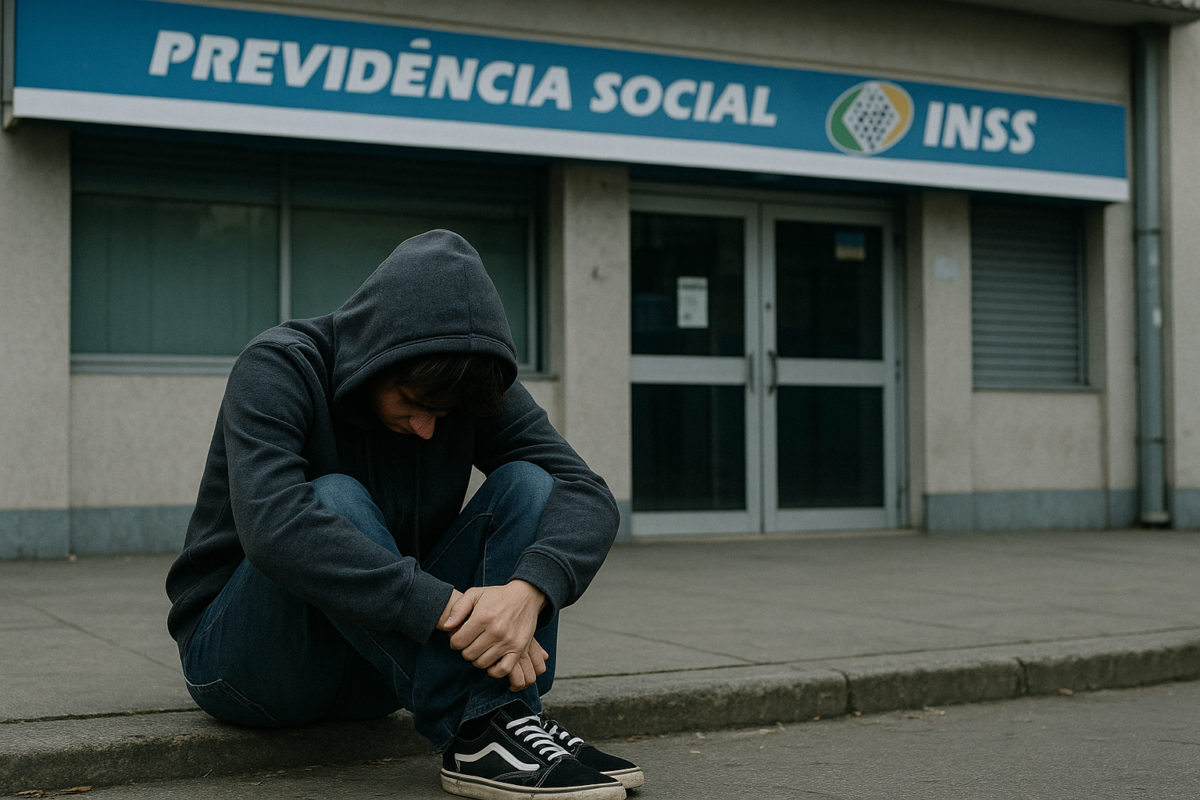 Jovem que teve negativa do INSS após pedido 