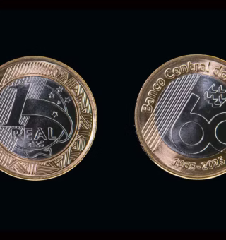 Nova moeda de R$ 1 real é lançada em comemoração aos 60 anos do Banco Central