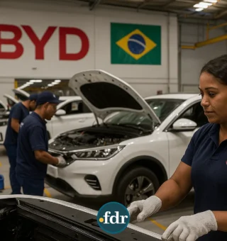 Fábrica da BYD inova com carros elétricos e emprego em Camaçari