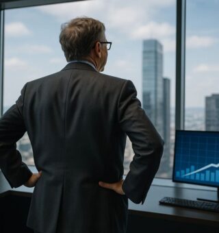 Bill Gates de costas