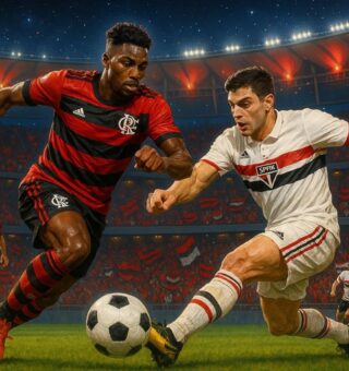 Imagem do brasileiro, jogo entre São Paulo e Flamengo