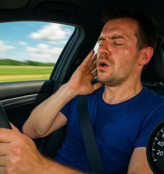 O rapaz com calor dentro do carro que custa mais de 100 milhões de reais