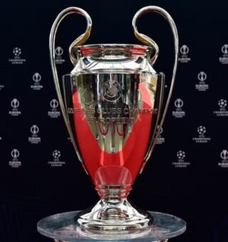 Imagem da taça da Champions League