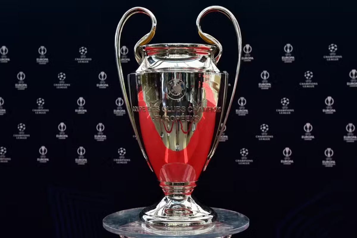Imagem da taça da Champions League