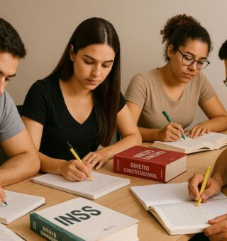 Concurso INSS tem 300 vagas e alunos estudam para passar