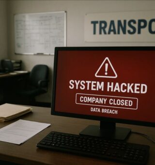 Empresa de 158 anos , computador está com a tela bloqueada no escritório