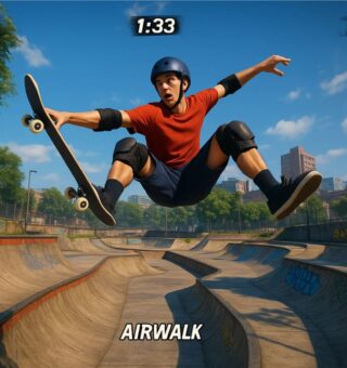 jogo da Game Pass, com manobra de Tony Hawk's
