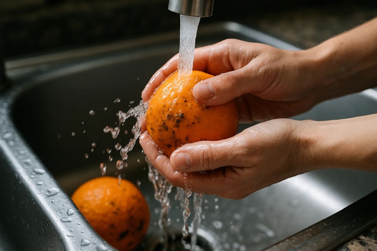 Limpar laranja