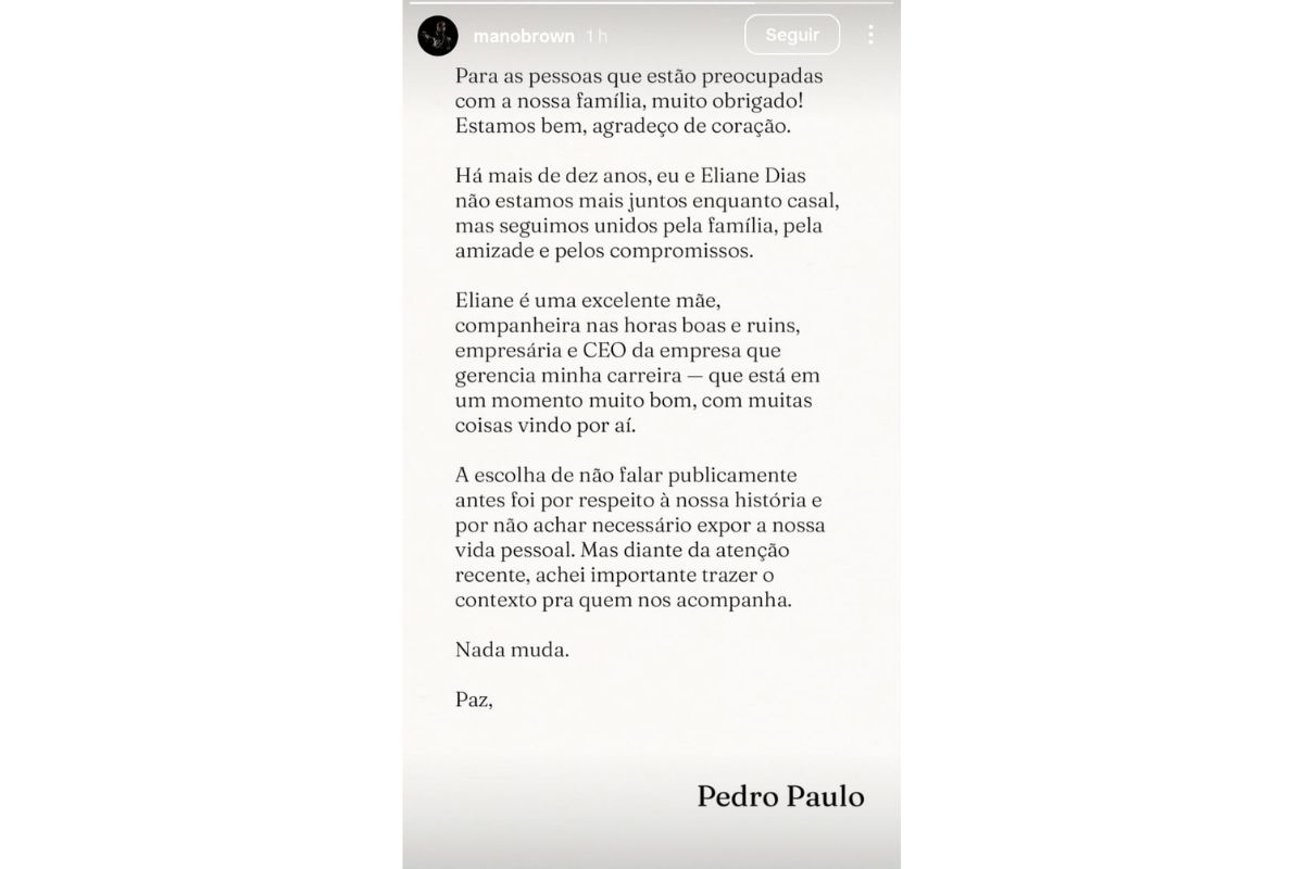 Pronunciamento de Mano Brown