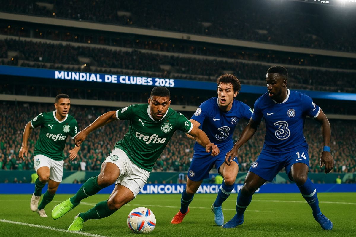 Palmeiras x Chelsea em campo