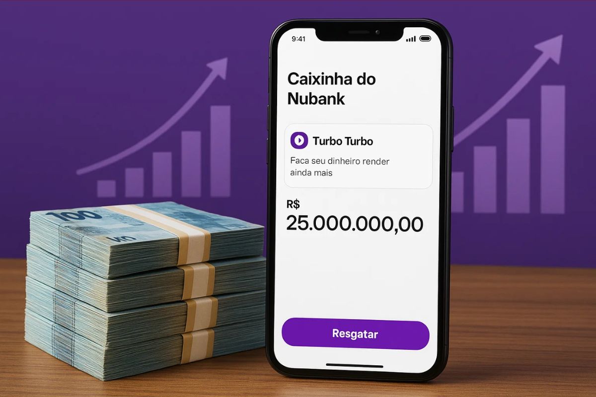 R$ 25 milhões da Mega-Sena investidos na caixinha do Nubank