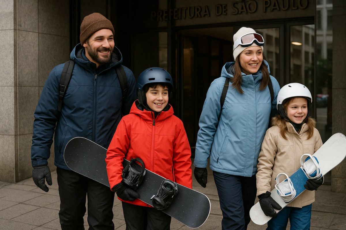 Uma família em São Paulo