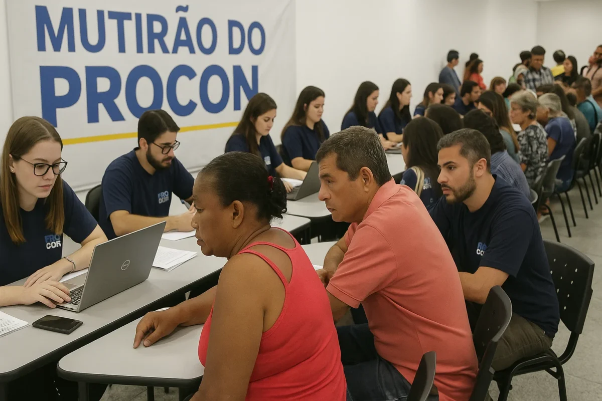Está endividado? Participe do 6º Mutirão do Procon e recupere o equilíbio financeiro!