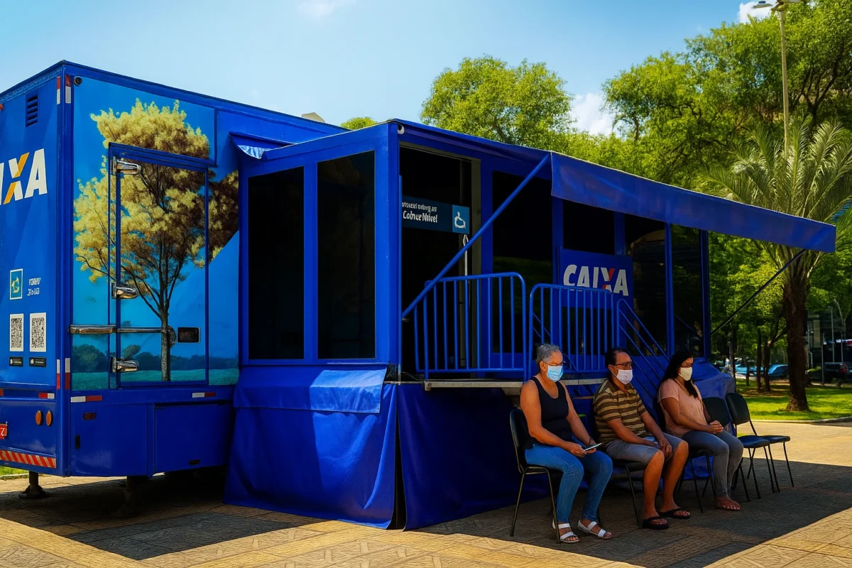Caminhão Caixa leva atendimento à população hoje (23/07); saiba mais
