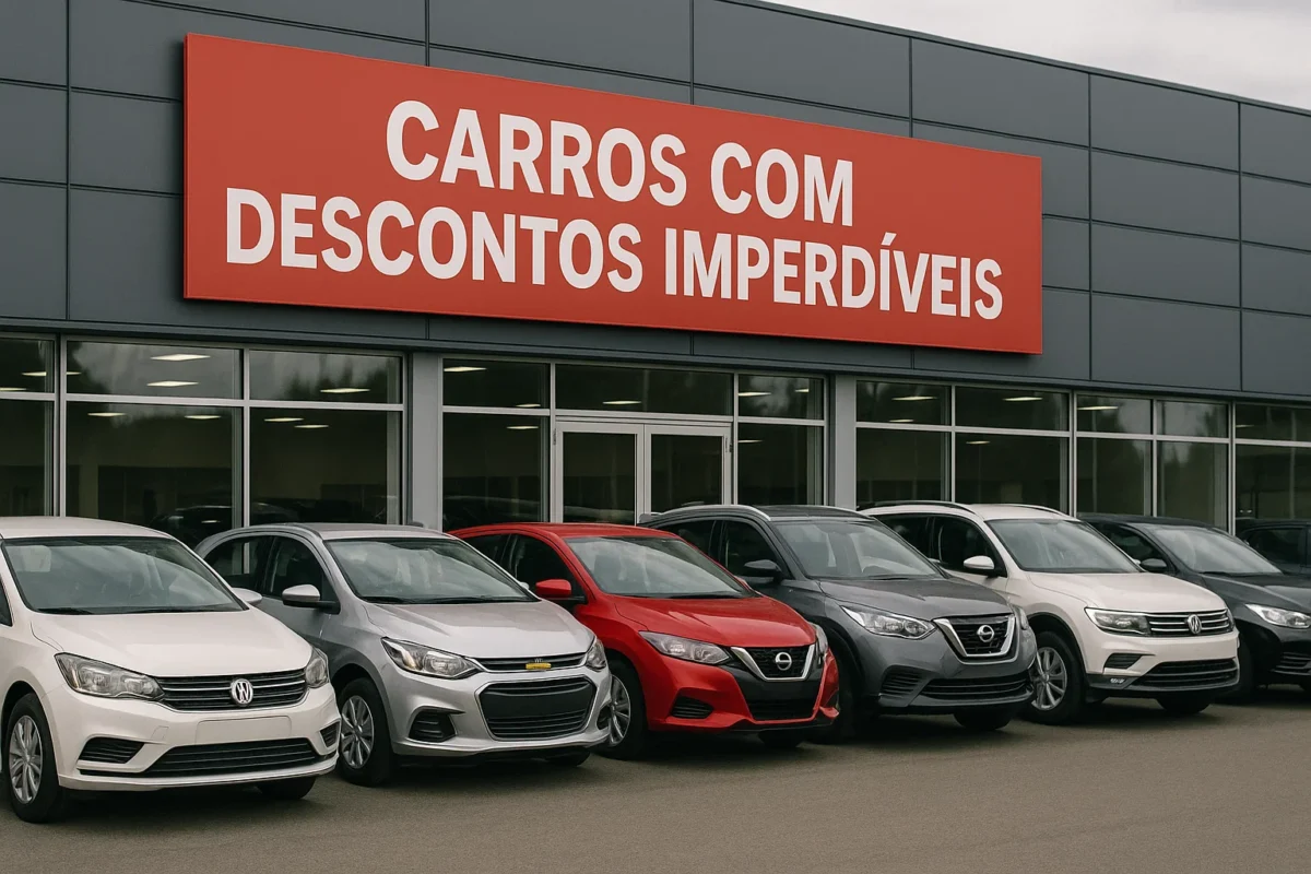 12 carros novos com descontos de até R$ 100 mil e oportunidades imperdíveis para 2025