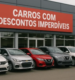12 carros novos com descontos de até R$ 100 mil e oportunidades imperdíveis para 2025
