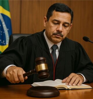 Um juiz decretando o fechamento do cartório de Salvador